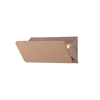 стенно LED осветително тяло 5W 3000K алуминий златен 16x8x5.5cm PYRAMID