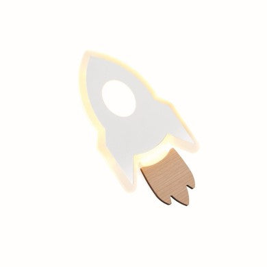 стенно осветително тяло LED 5.5W 3000K 385lm MDF бяло NASA 24x13x3.8cm