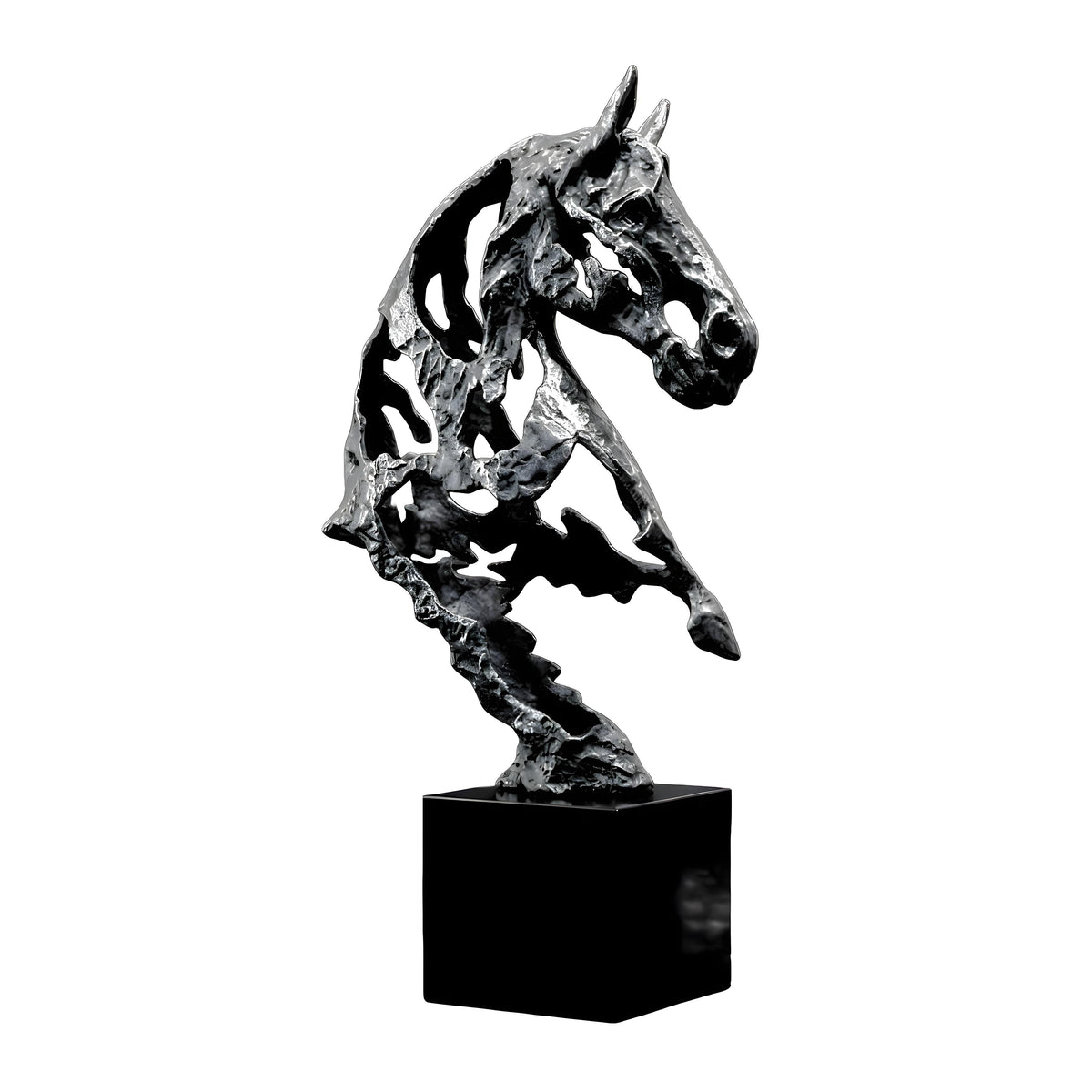 Абстрактна скулптура на кон Metal Horse | 82 см | Алуминий