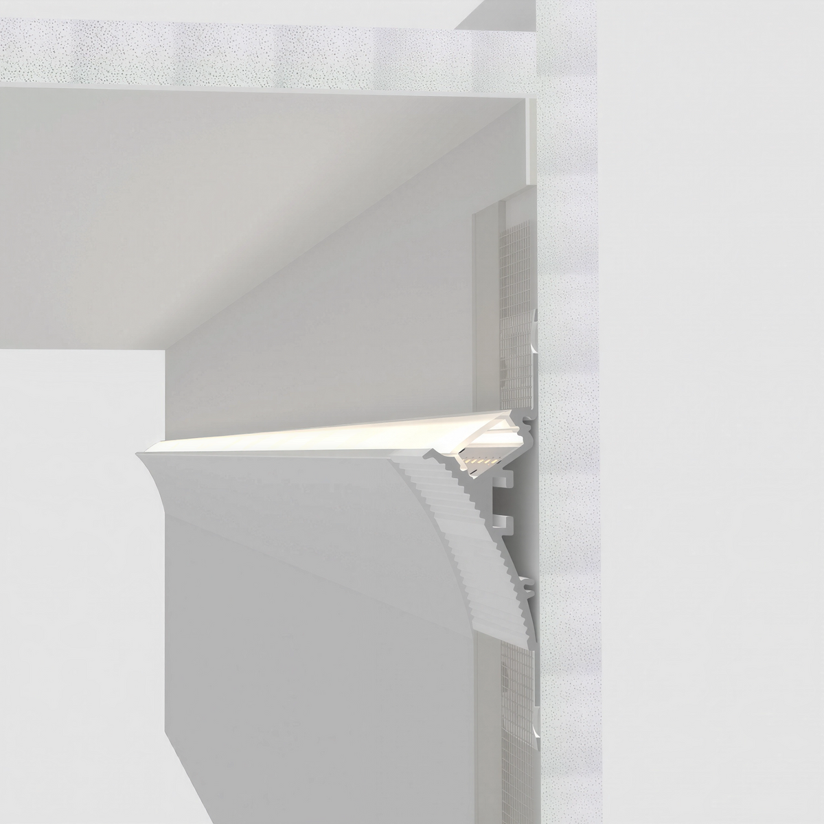 Ъглов алуминиев LED профил Reflex | 95×35 мм | Ъглов | 2 метра