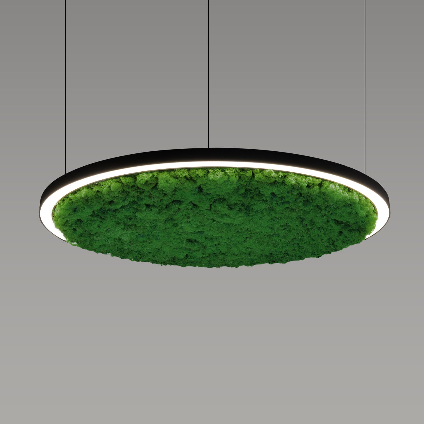 Акустична висяща LED лампа Cool Moss | Скандинавски мъх | 6 цвята