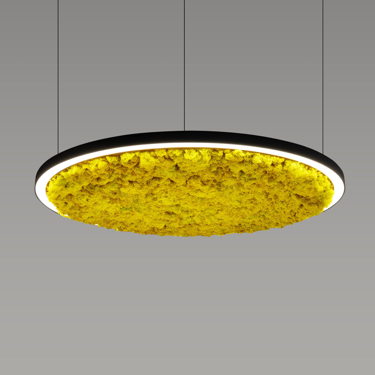 Акустична висяща LED лампа Cool Moss | Скандинавски мъх | 6 цвята