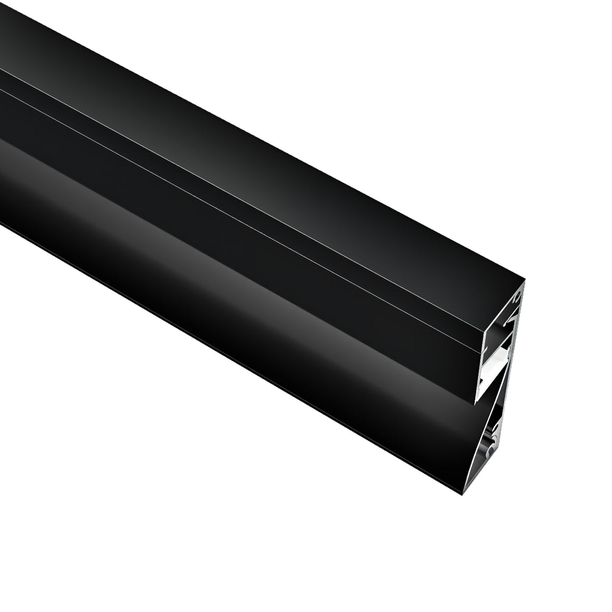 Алуминиев профил за LED лента Mona | 15x60мм | Черен
