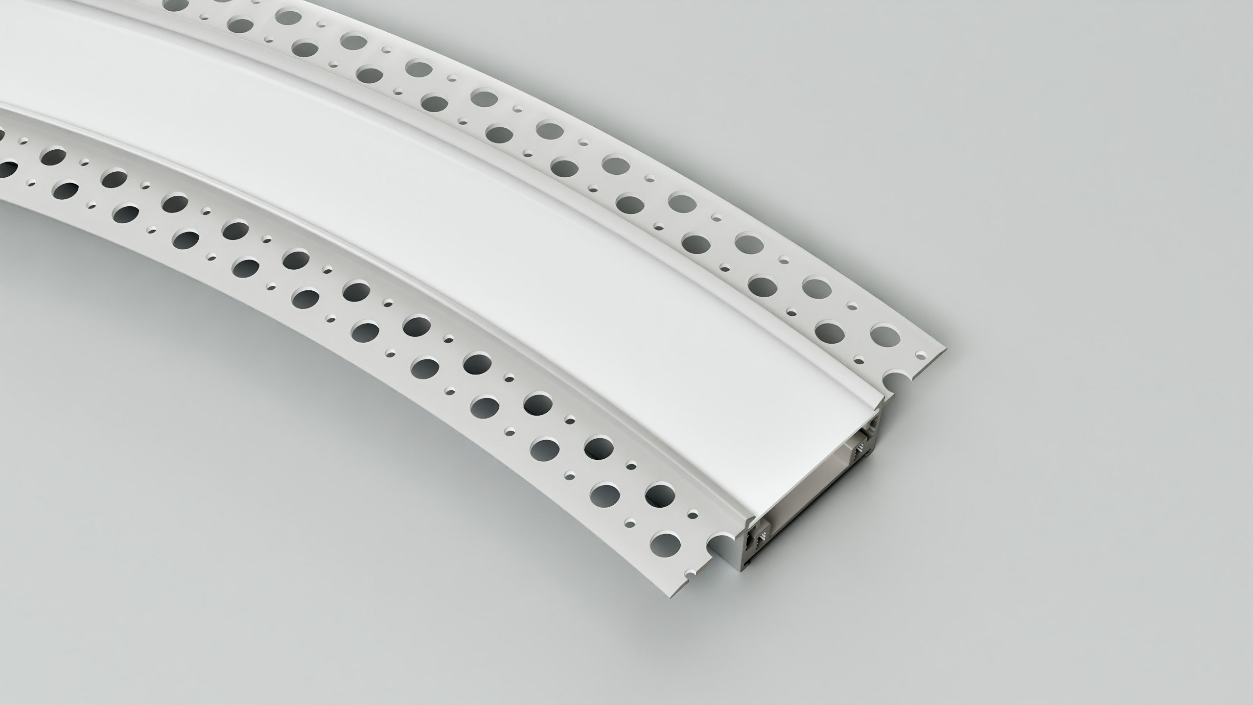Алуминиев профил за LED лента Ring | 80x20мм | За вграждане