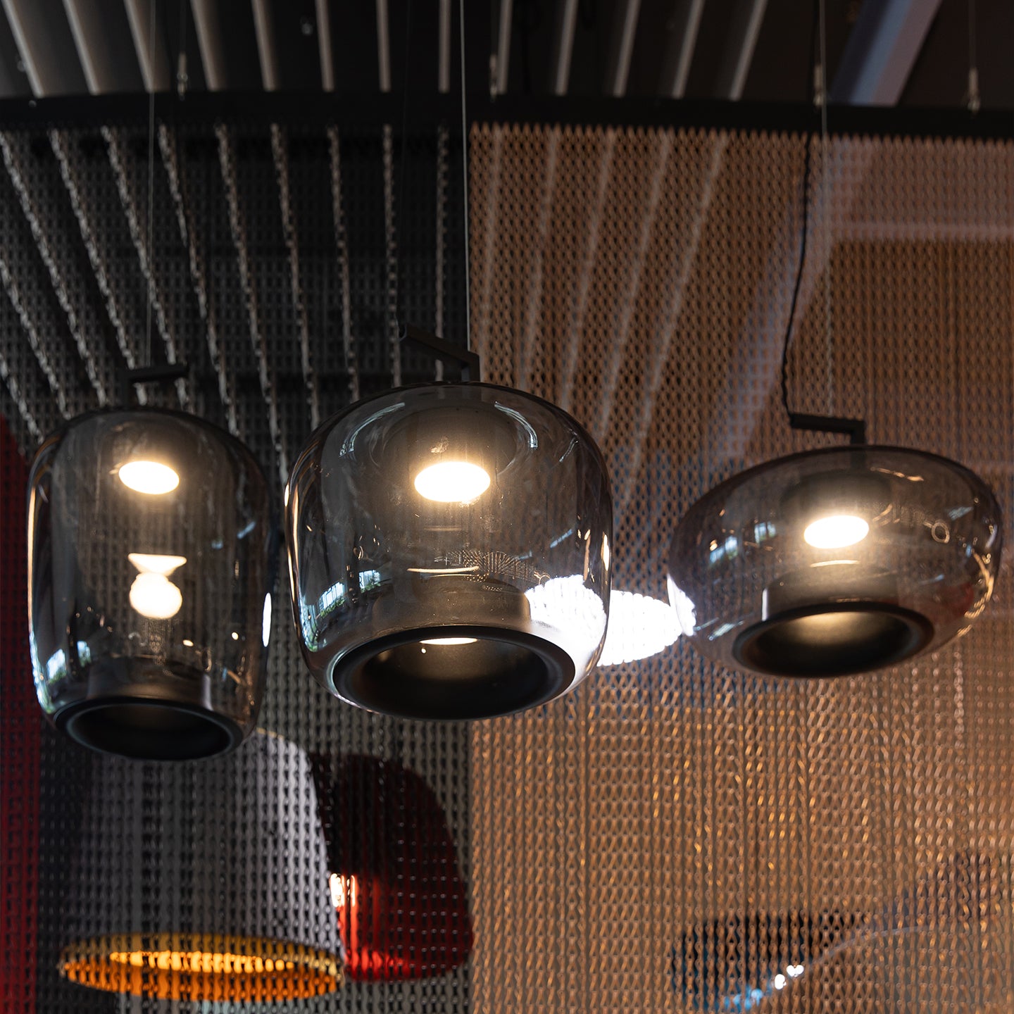 Висящ LED пендел Amber B | Опушено стъкло | 5W | 3000K - alternate view