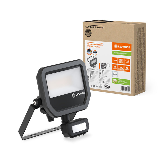 LED прожектор със сензор Floodlight Sensor LEDVANCE 17W IP65 2400 lm 4000K