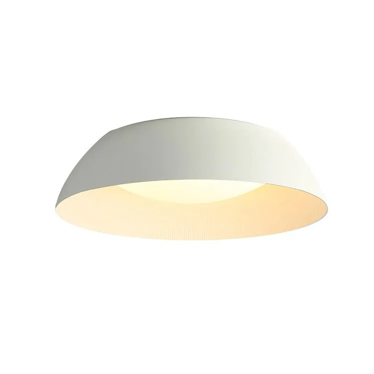 Бяла минималистична LED плафониера Tom (Ø450 мм, 25W)