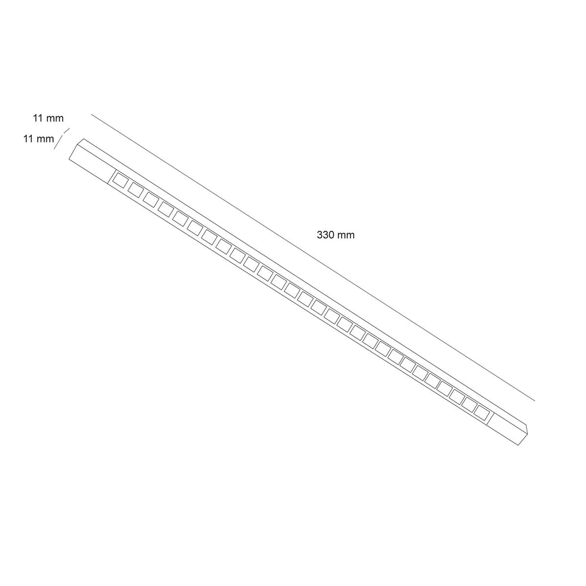 Линеен LED модул Darklight 10PCB | 3000K | 40°