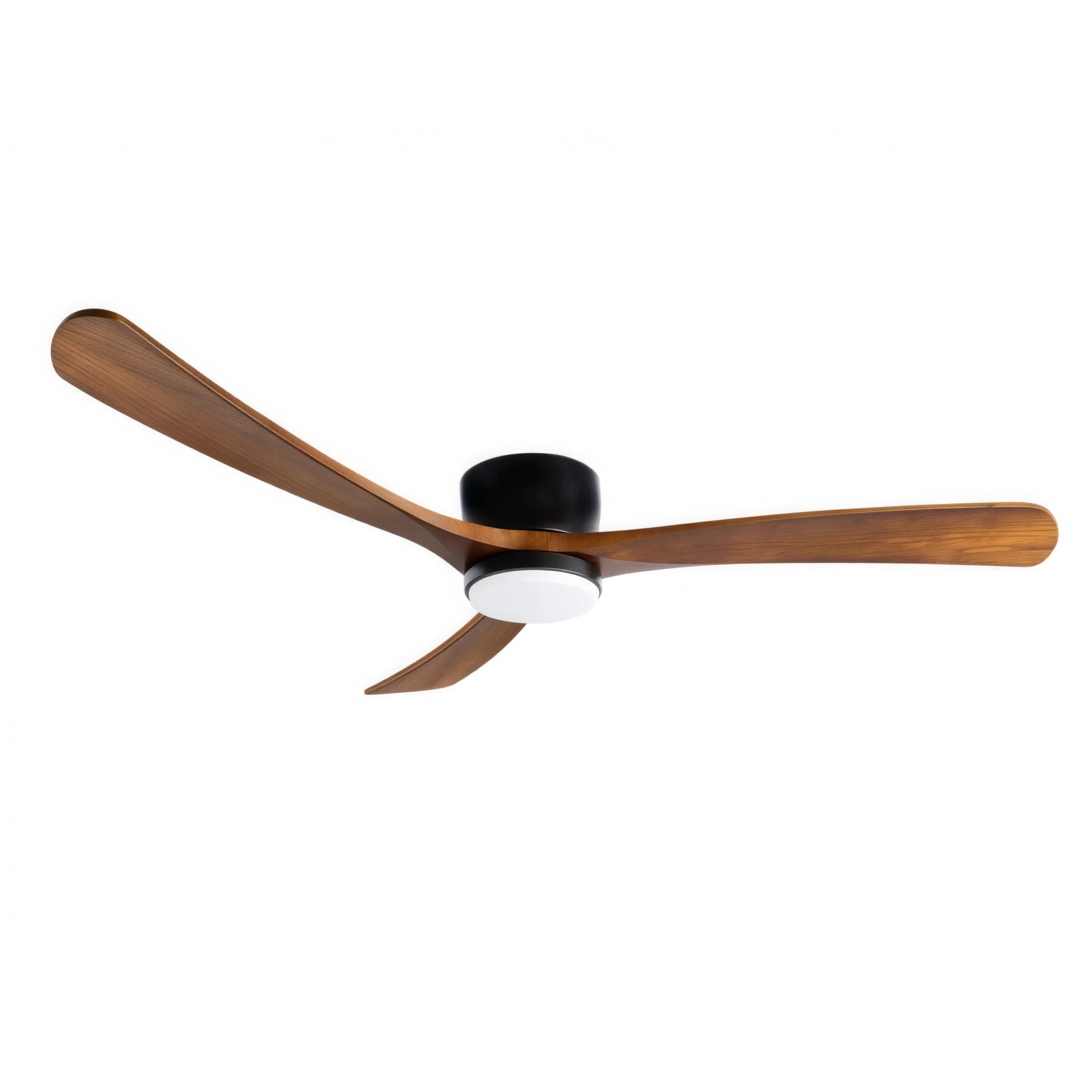 Дървен LED вентилатор за таван Wind с дистанционно | 132 см | 18W | CCT