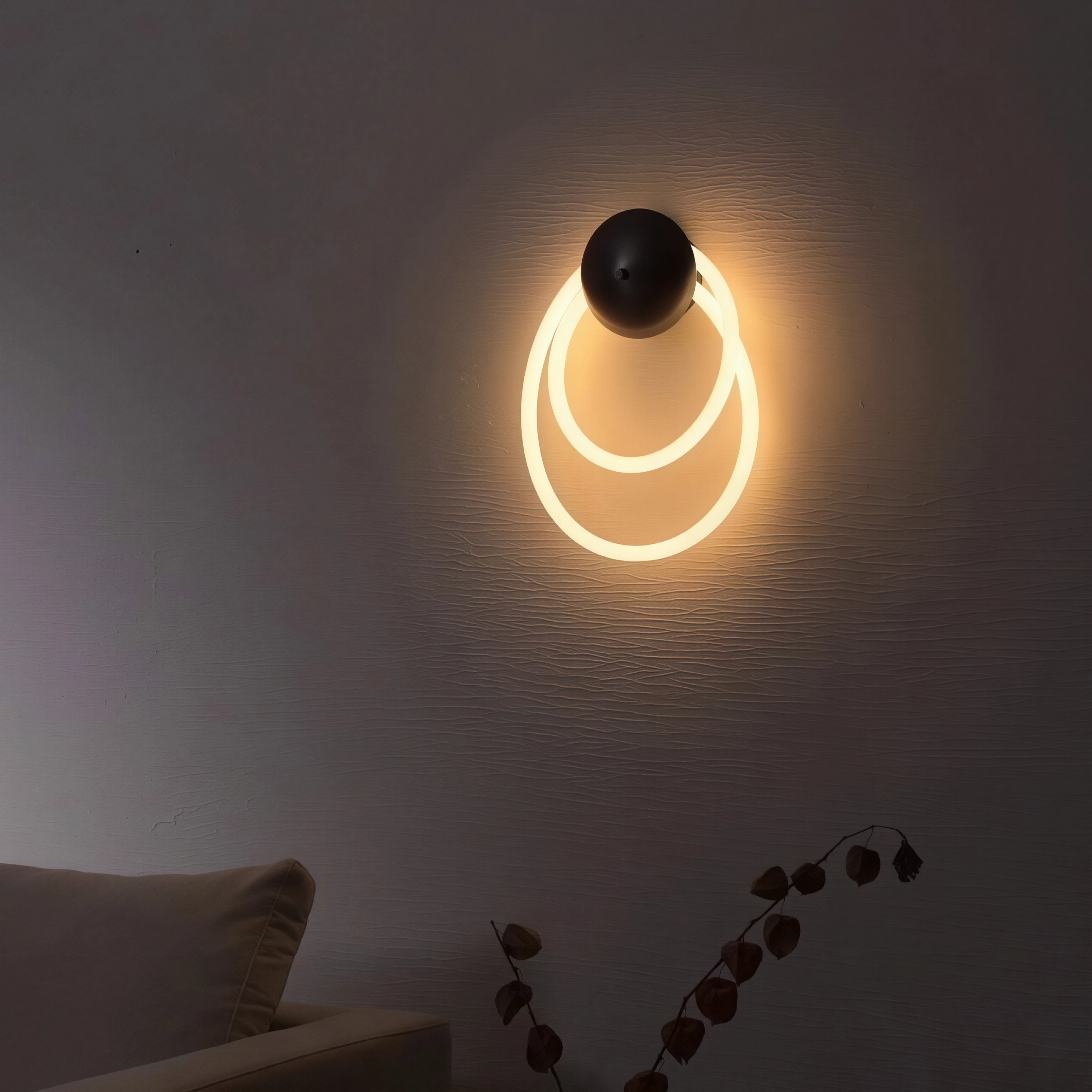 Декоративна стенна лампа с въже/маркуч Swing Wall | 30W | 3000K