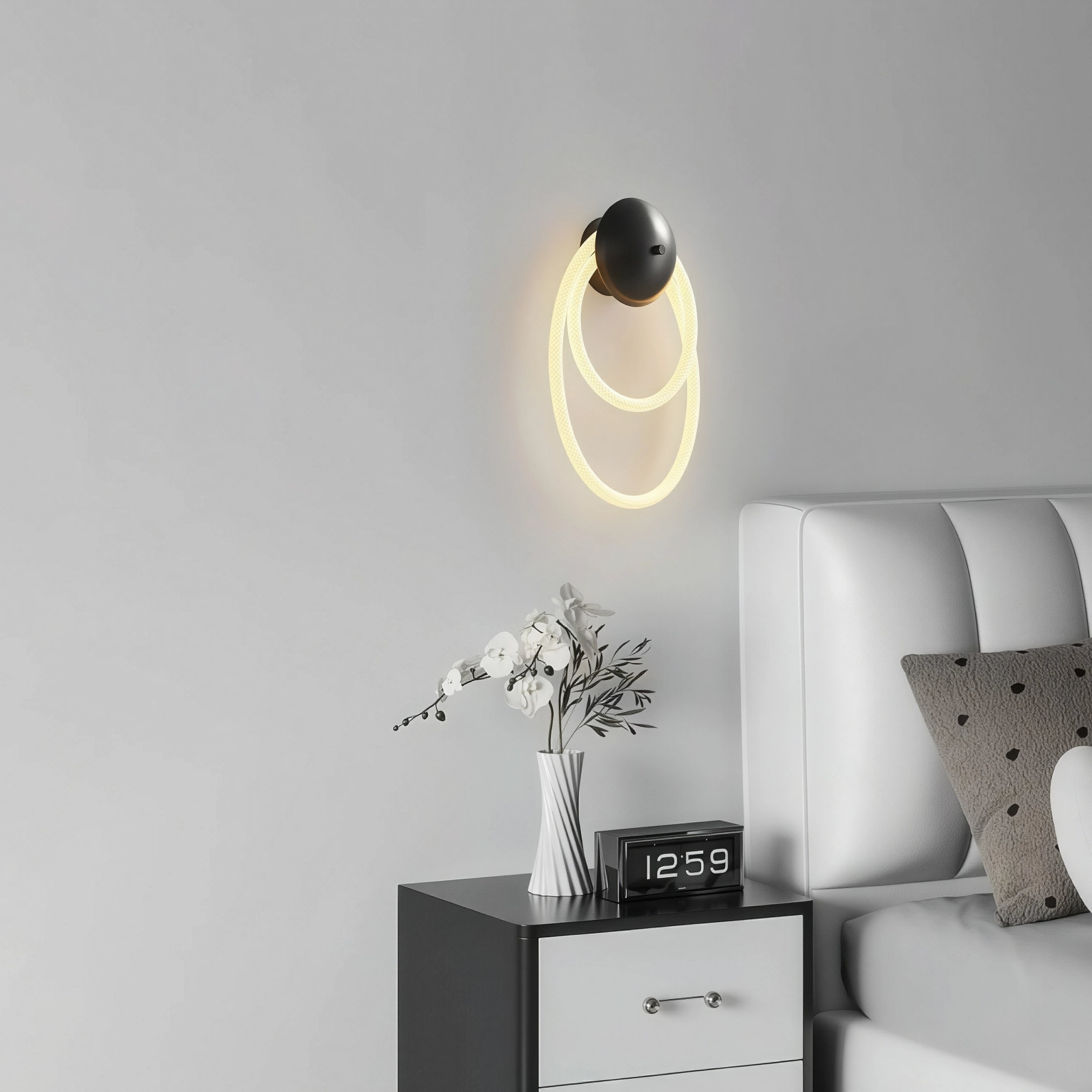 Декоративна стенна лампа с въже/маркуч Swing Wall | 30W | 3000K