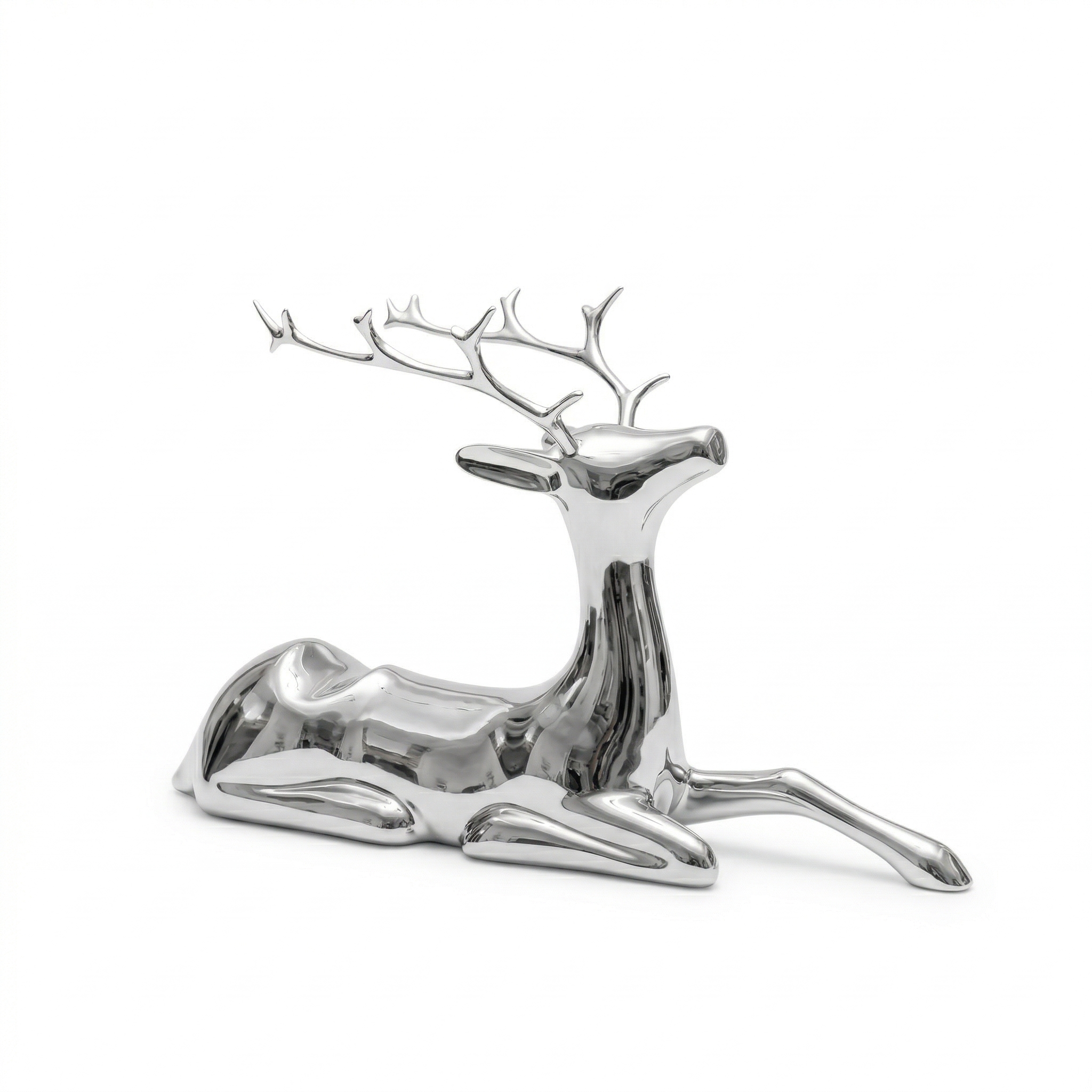 Декоративна стойка за вино елен Deer | Огледална | 40cm