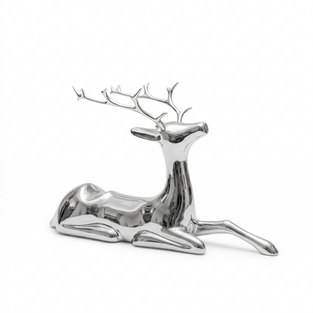 Декоративна стойка за вино елен Deer | Огледална | 40cm