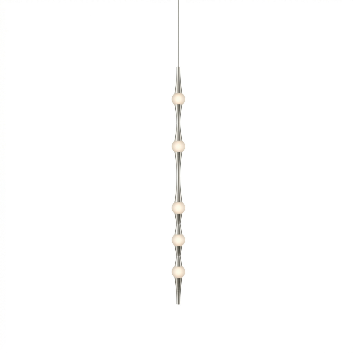 Дизайнерски висящ LED полилей Bamboo Vertical | 6W | 3000K