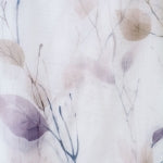Полупрозрачен воал с флорален десен