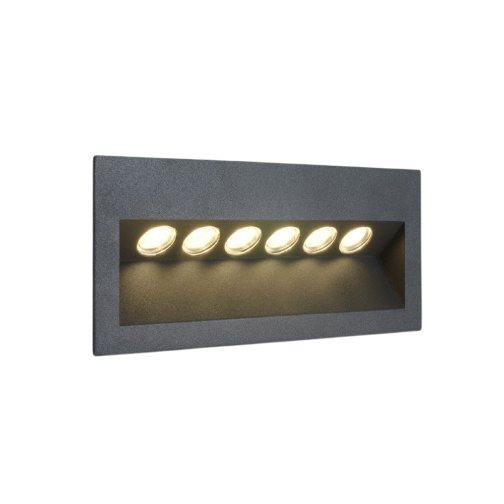Фасаден LED аплик One Light | Антрацит | IP65 | 3000K | 6W