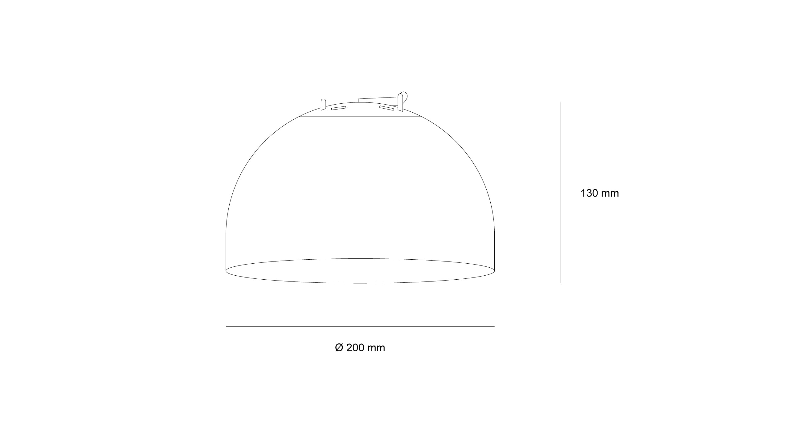 Голямо висящо осветление с опалов дифузер Opal Big Belt | 20cm