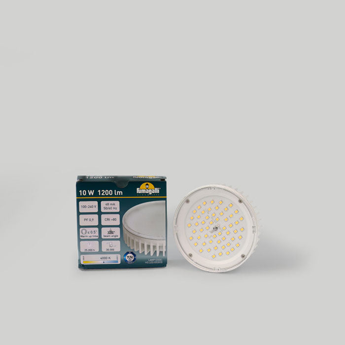 Класически градински LED стълб Sauro | 10W | 4000K | IP55 | Корпус смола
