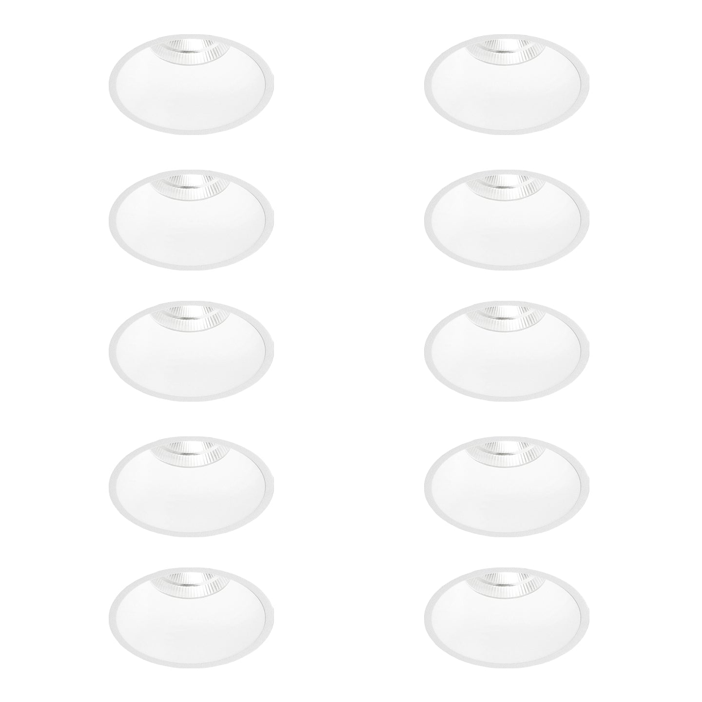 Комплект LED луни за вграждане Accord Round IP54 с опции за димиране