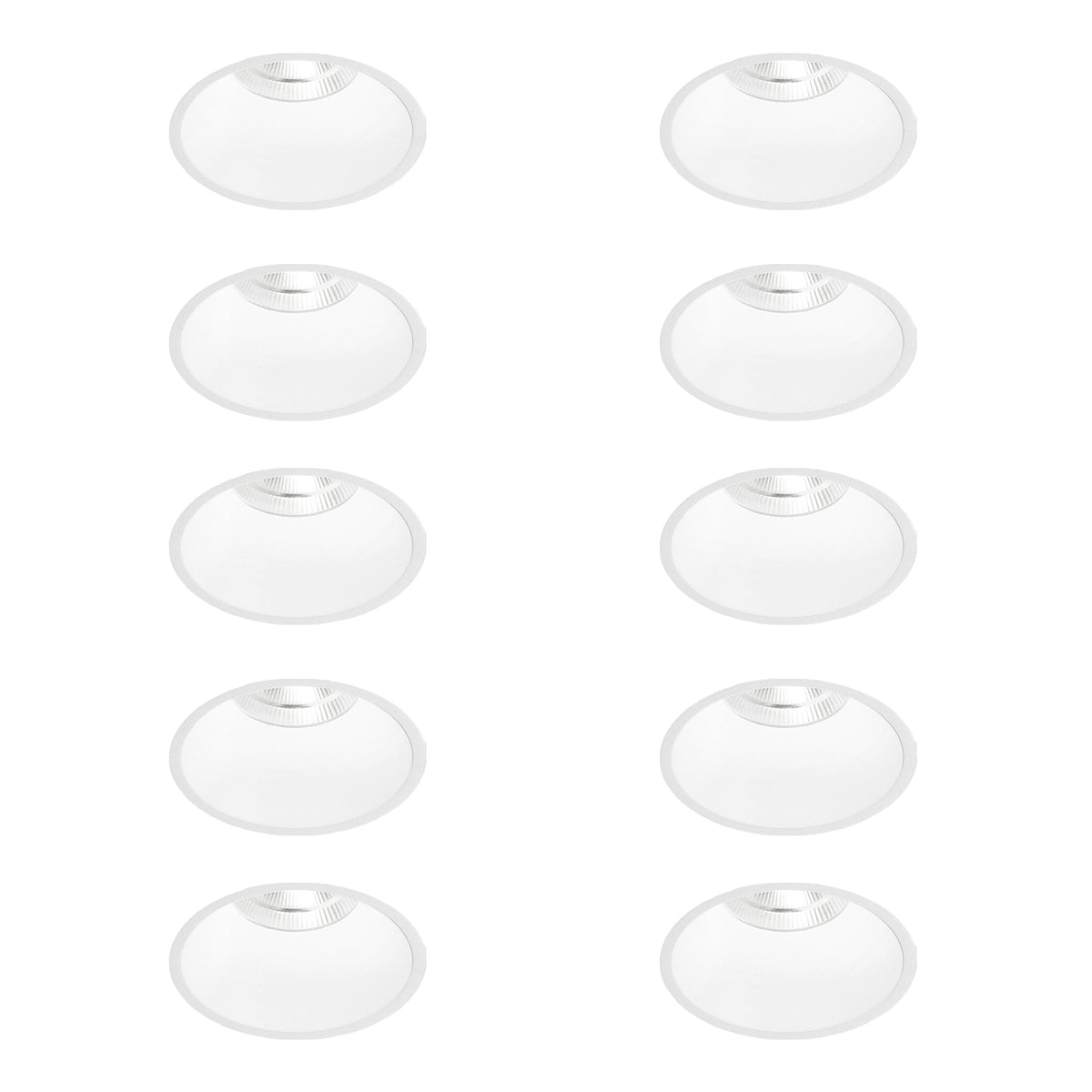 Комплект LED луни за вграждане Accord Round IP54 с опции за димиране