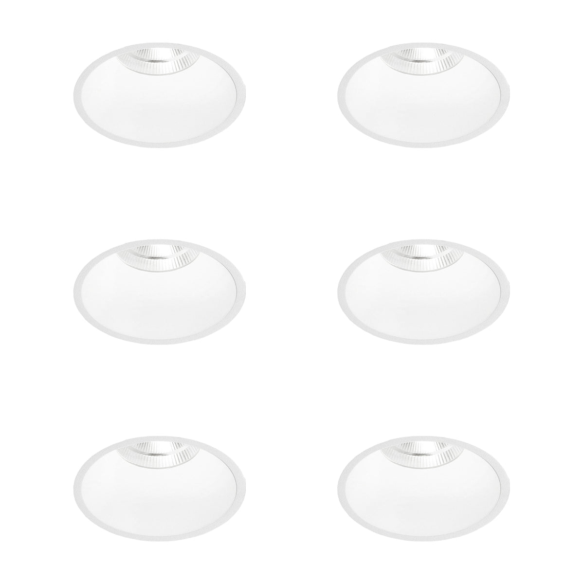 Комплект LED луни за вграждане Accord Round IP54 с опции за димиране