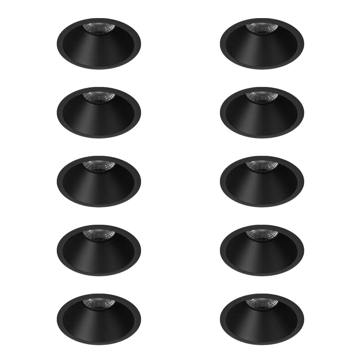 Комплект LED луни за вграждане Accord Round IP54 с опции за димиране