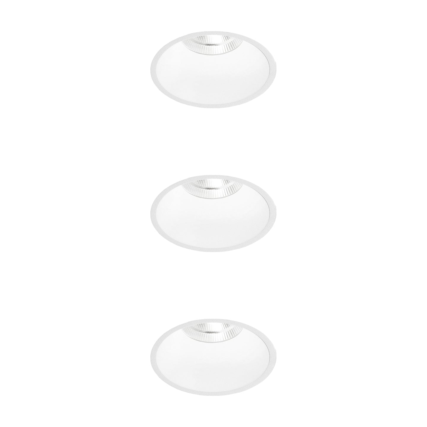 Комплект LED луни за вграждане Accord Round IP54 с опции за димиране