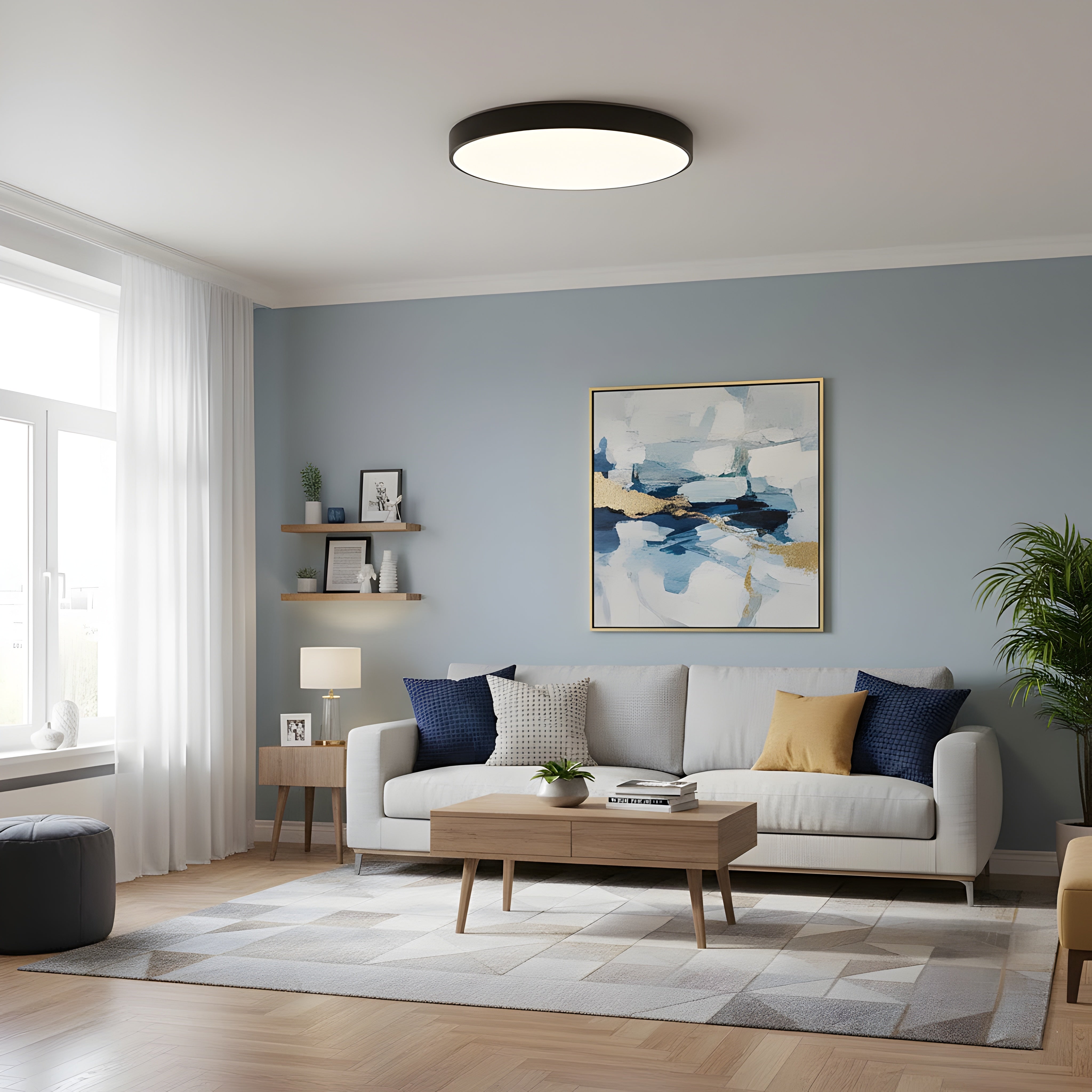 Кръгла LED плафониера Veny | Три размера | IP44