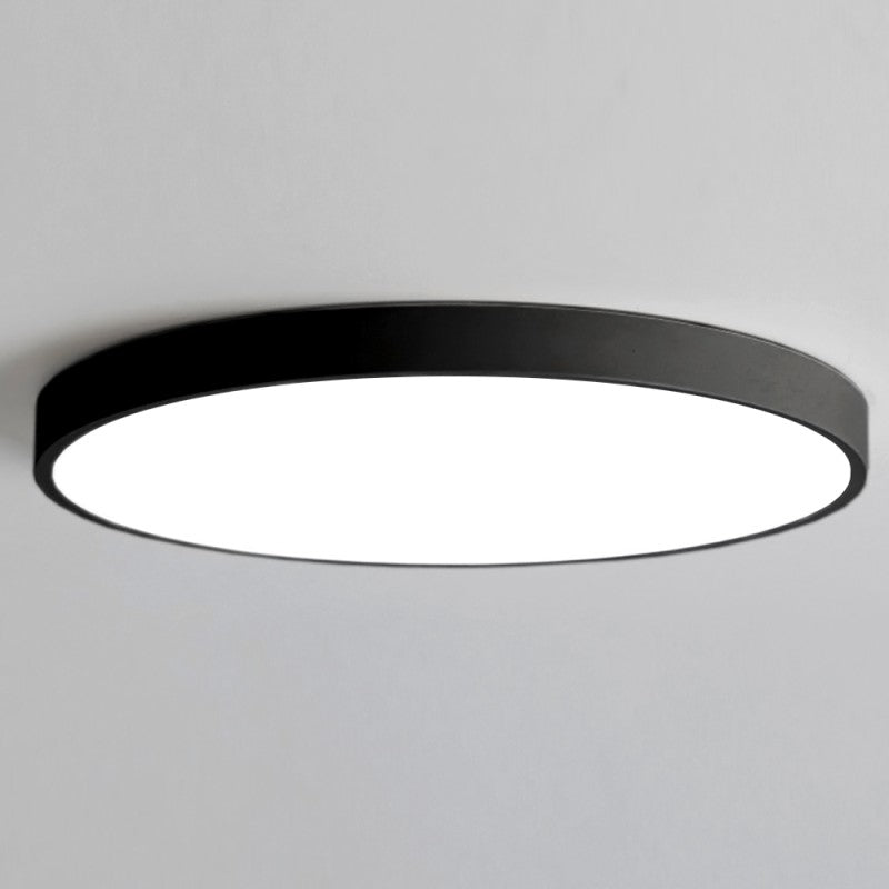 Кръгла LED плафониера Veny M | Ø40-60cm | 3000K | Черна