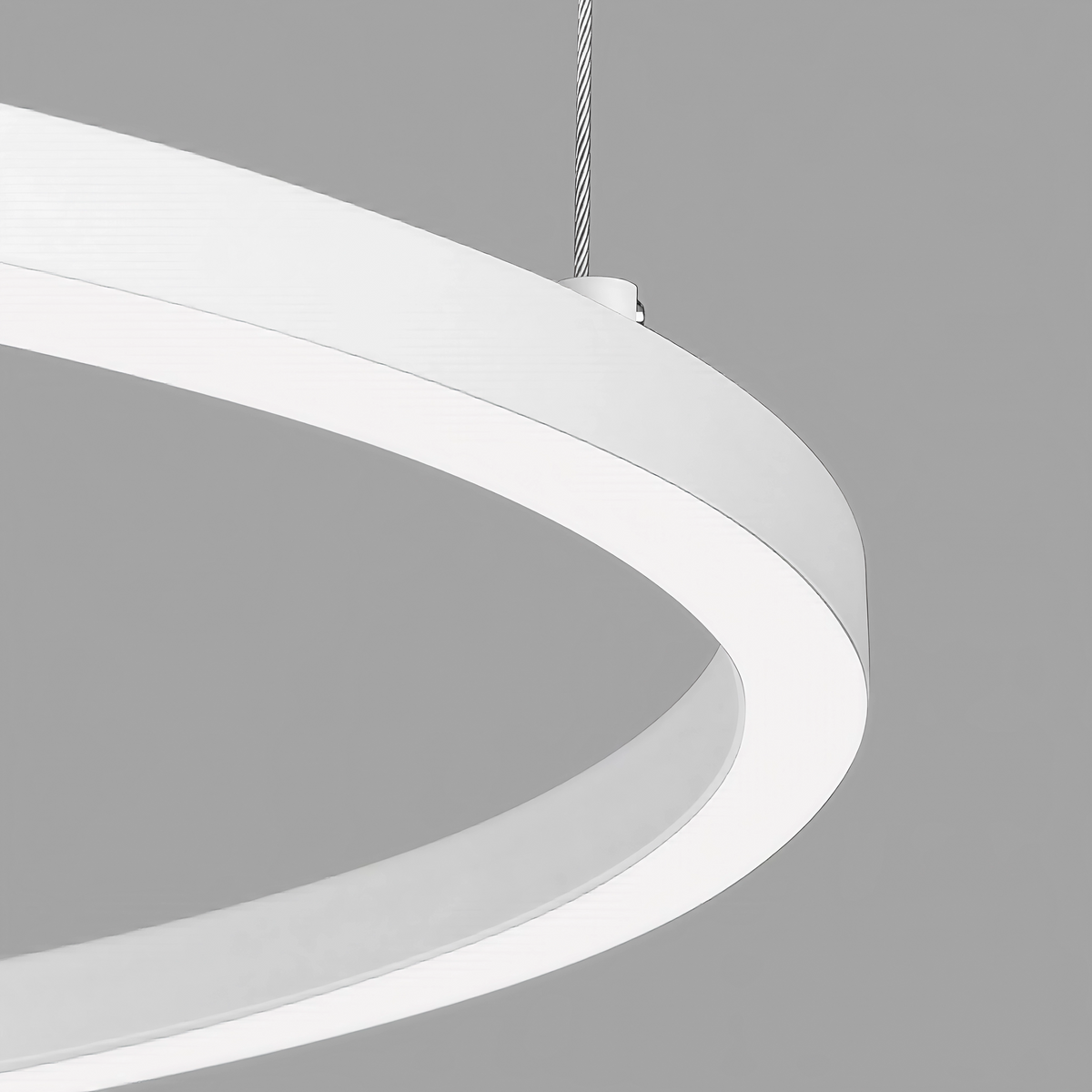 Кръгла висяща LED лампа Loop | Тънък профил | 60cm | 3-CCT | 28W