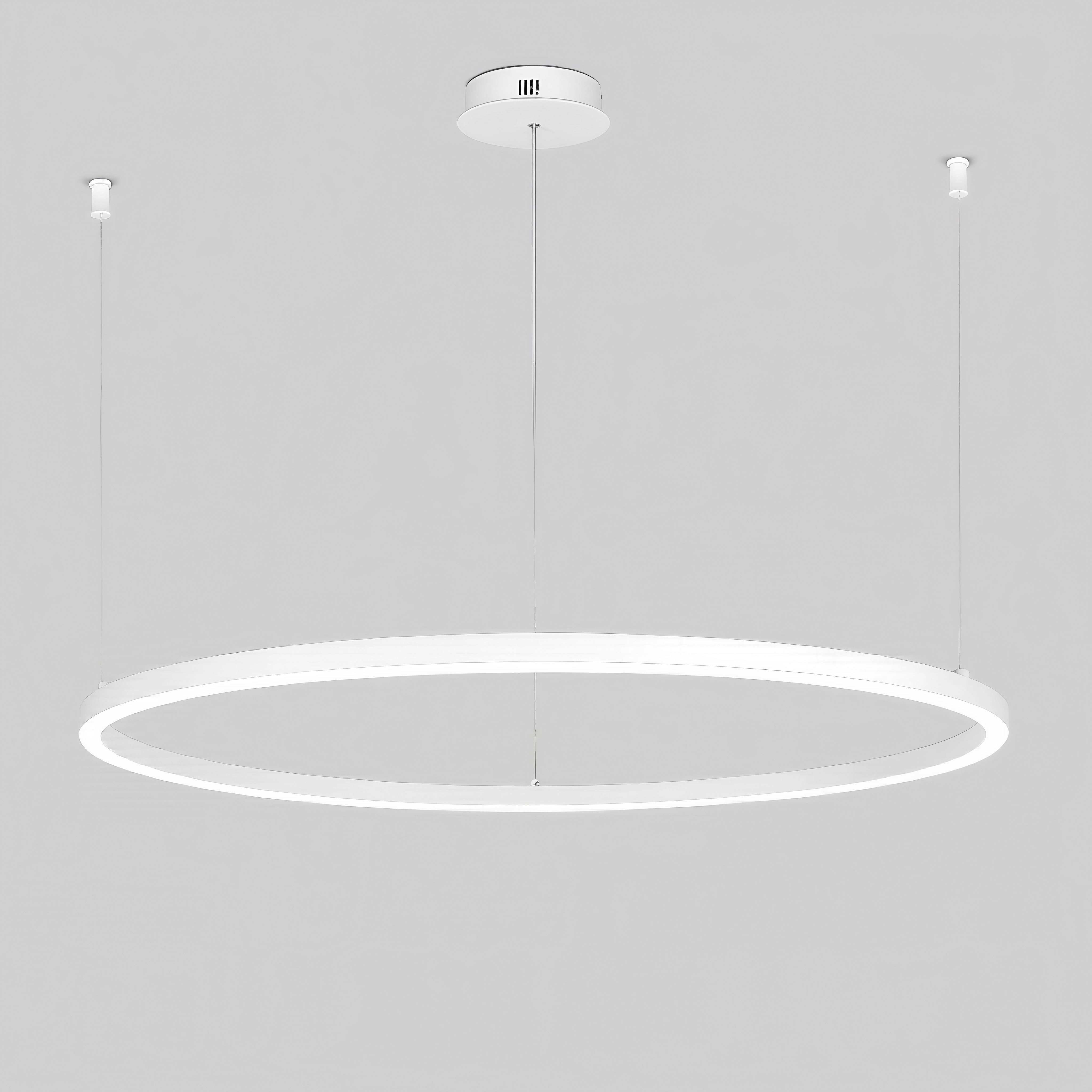 Кръгла висяща LED лампа Loop | Тънък профил | 60cm | 3-CCT | 28W