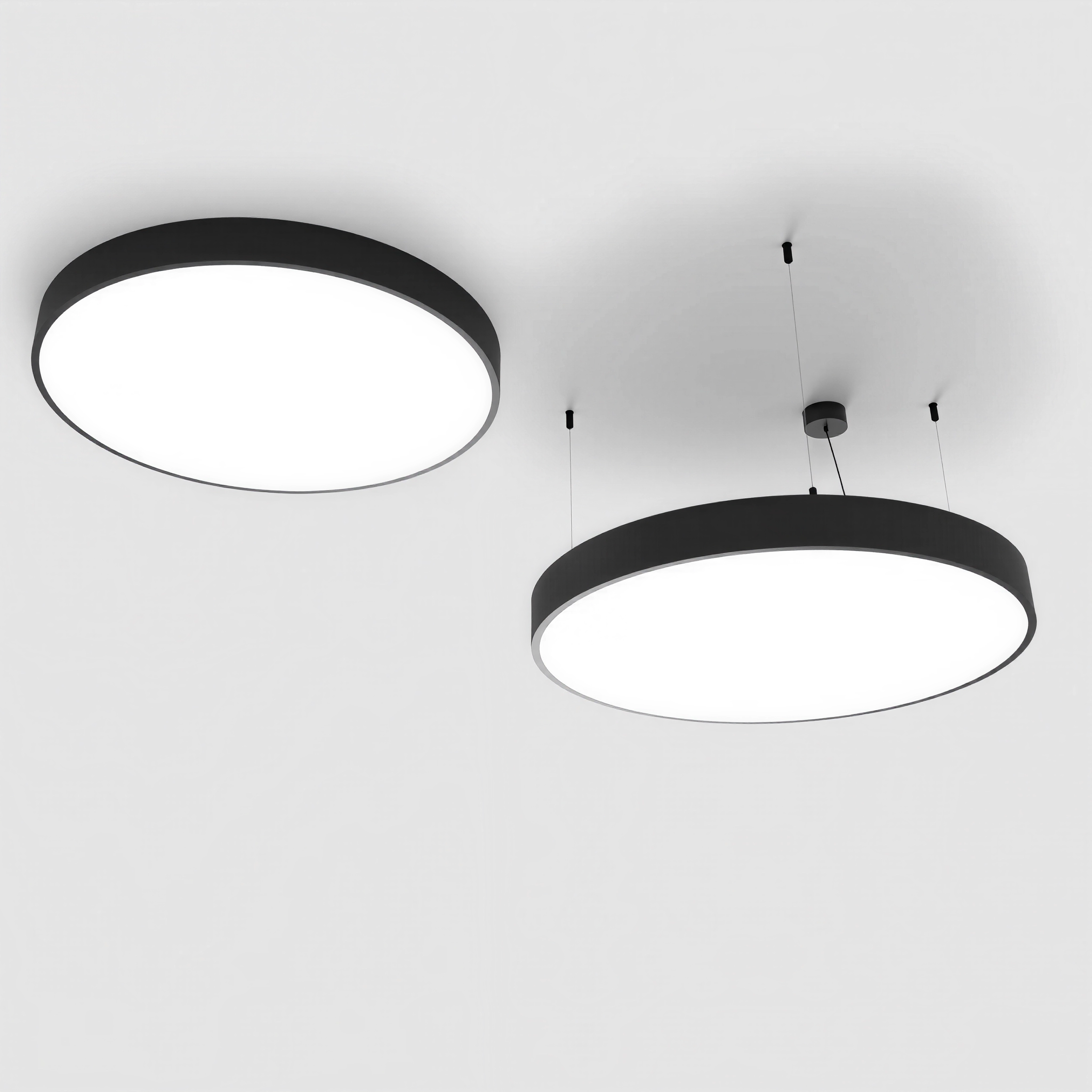Кръгла висяща LED лампа Veny Eco XL | Ø80-120cm