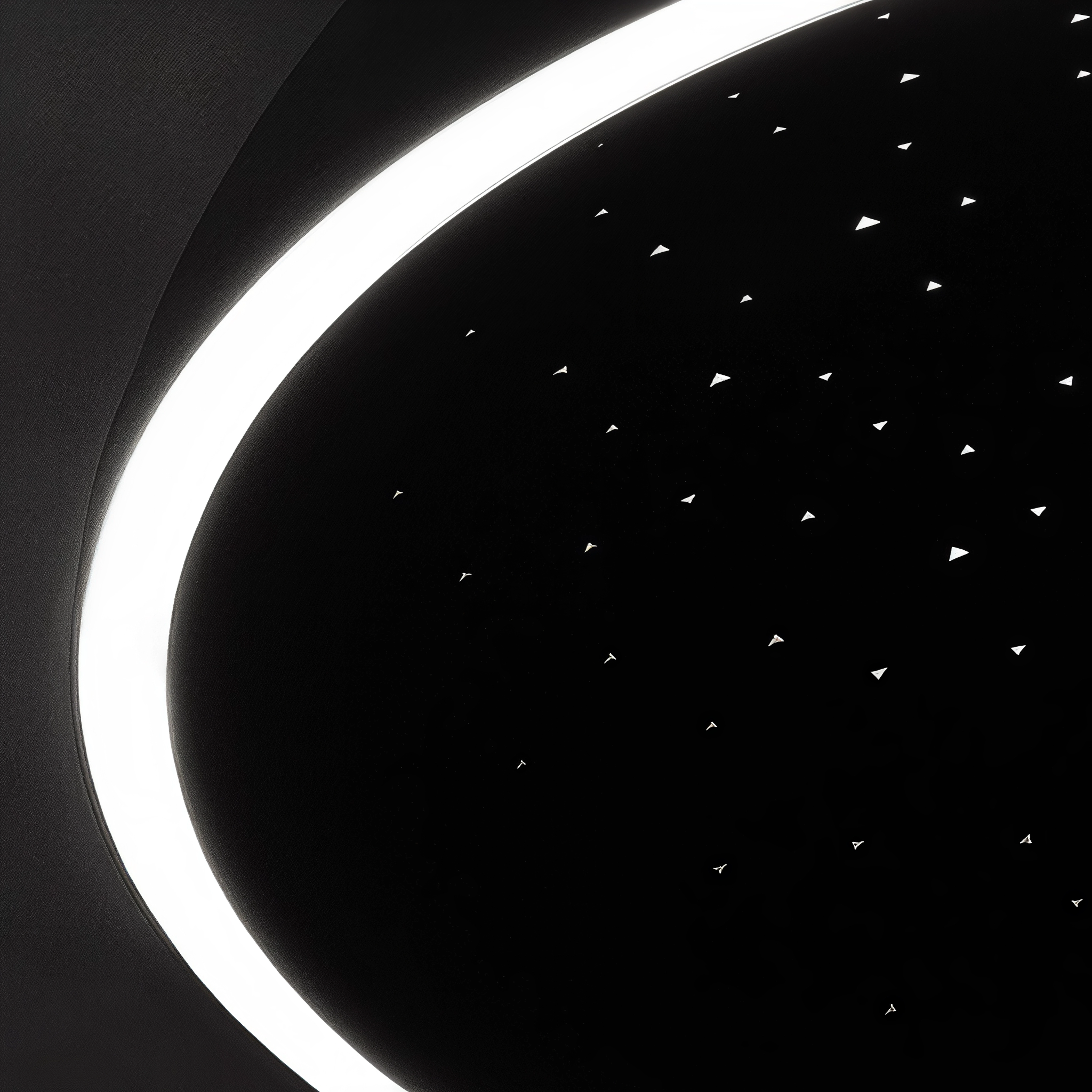 Куполна LED плафониера Quasar Sphere C | Ефект звездно небе | 40W | 3000K