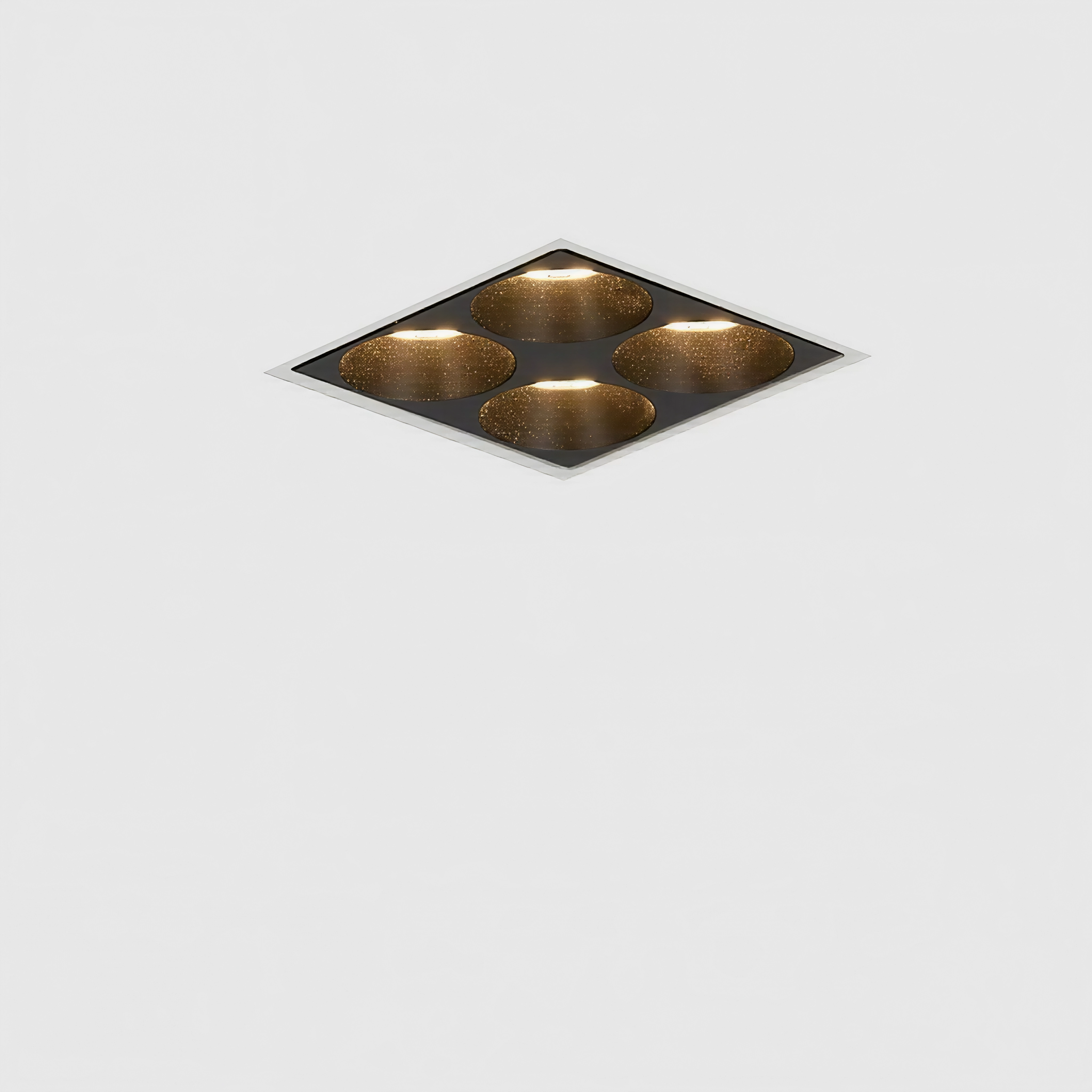 Квадратна LED луна за вграждане Quadro | 6W | 3000K | IP20