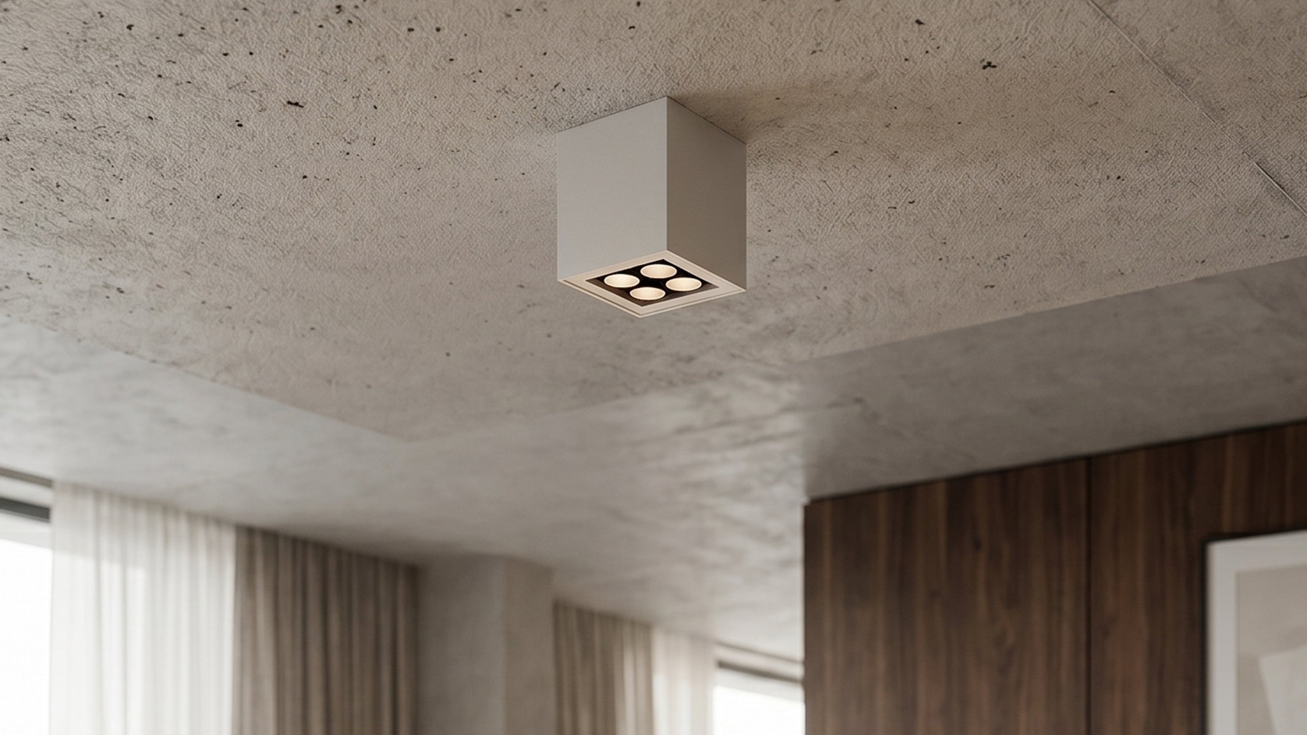 LED луна за открит монтаж Clamp Cube | Квадратна | 8W | 3000K