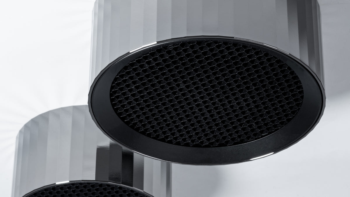 LED луна за открит монтаж Regal | Цилиндрична | Honeycomb | 3000K