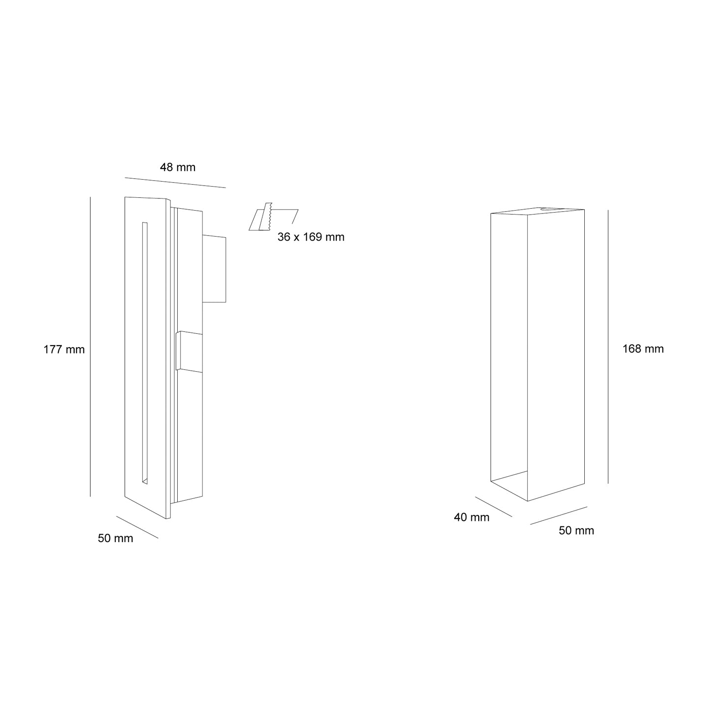 LED луна Step Line | За стълбище | За стъпала | За вграждане | IP65 | 3W | 3000K
