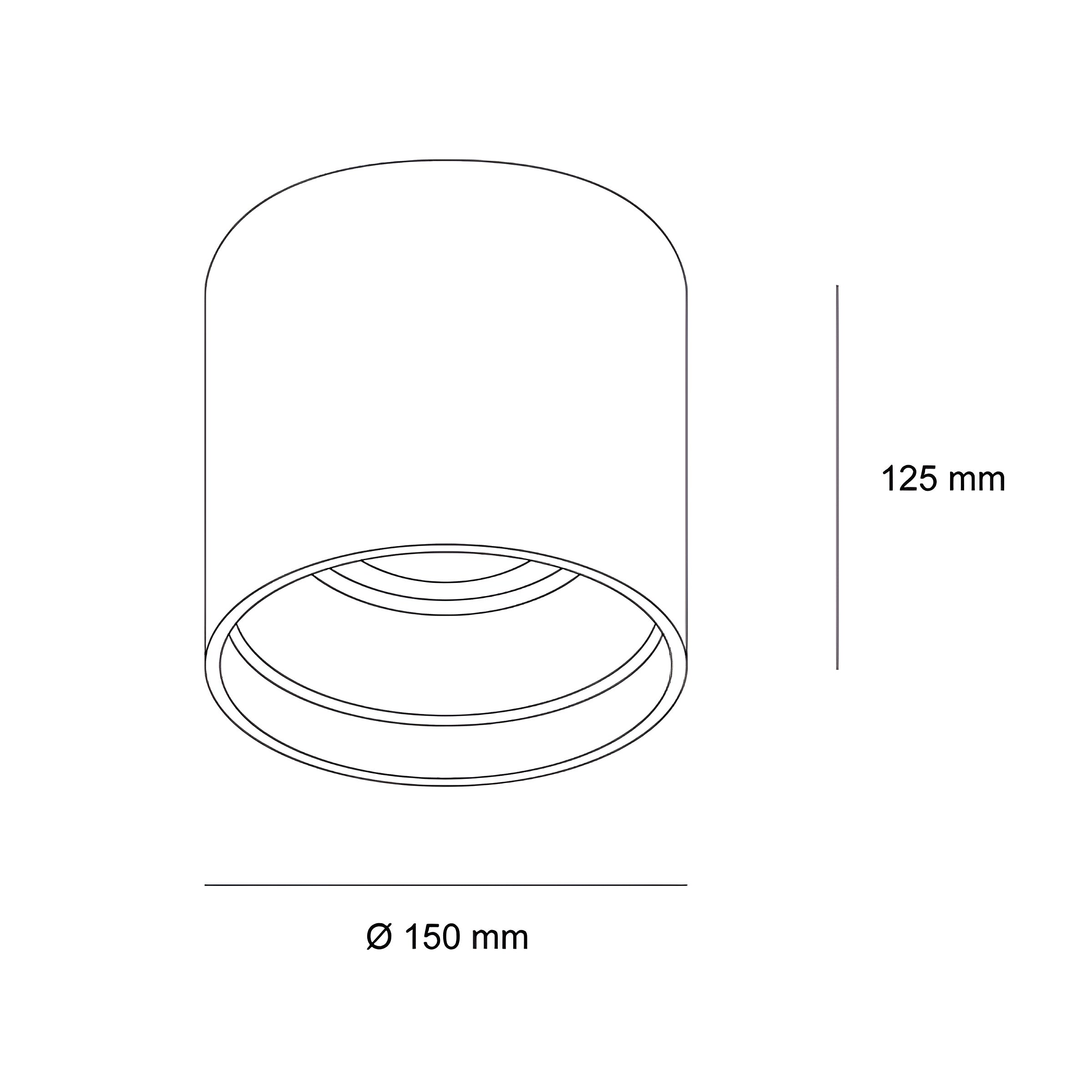 LED луна за външен монтаж Astral | IP44 | 4000K