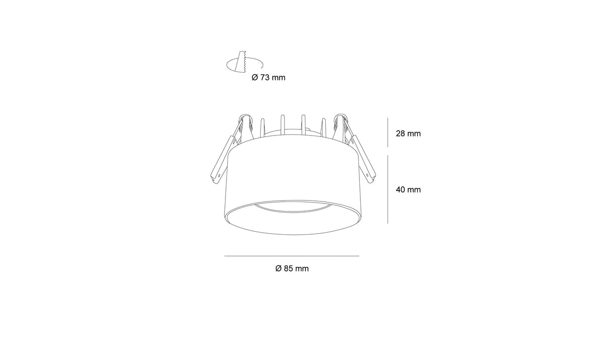 LED луна за външен монтаж Burr RD | 10W | 3000K