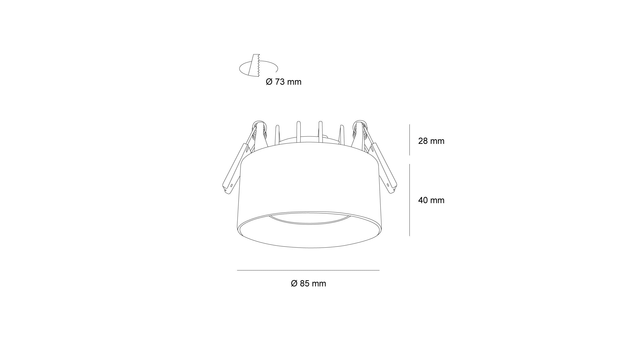 LED луна за външен монтаж Burr RD | 10W | 3000K