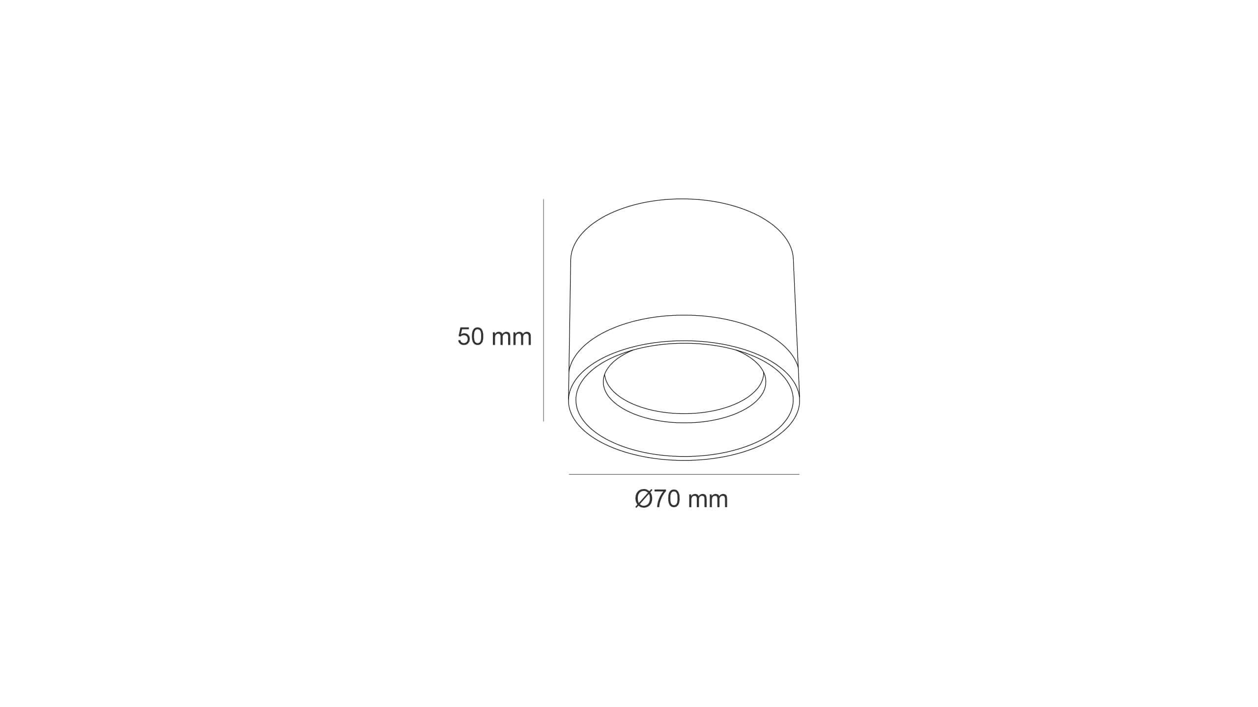 LED луна за външен монтаж Oreo | 7W | 3000K