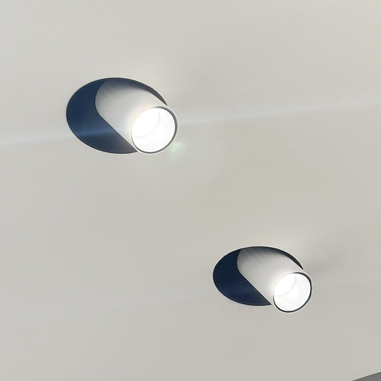 LED луна за вграждане Dani Trimless | Бяло с черно | 7W | 3000K