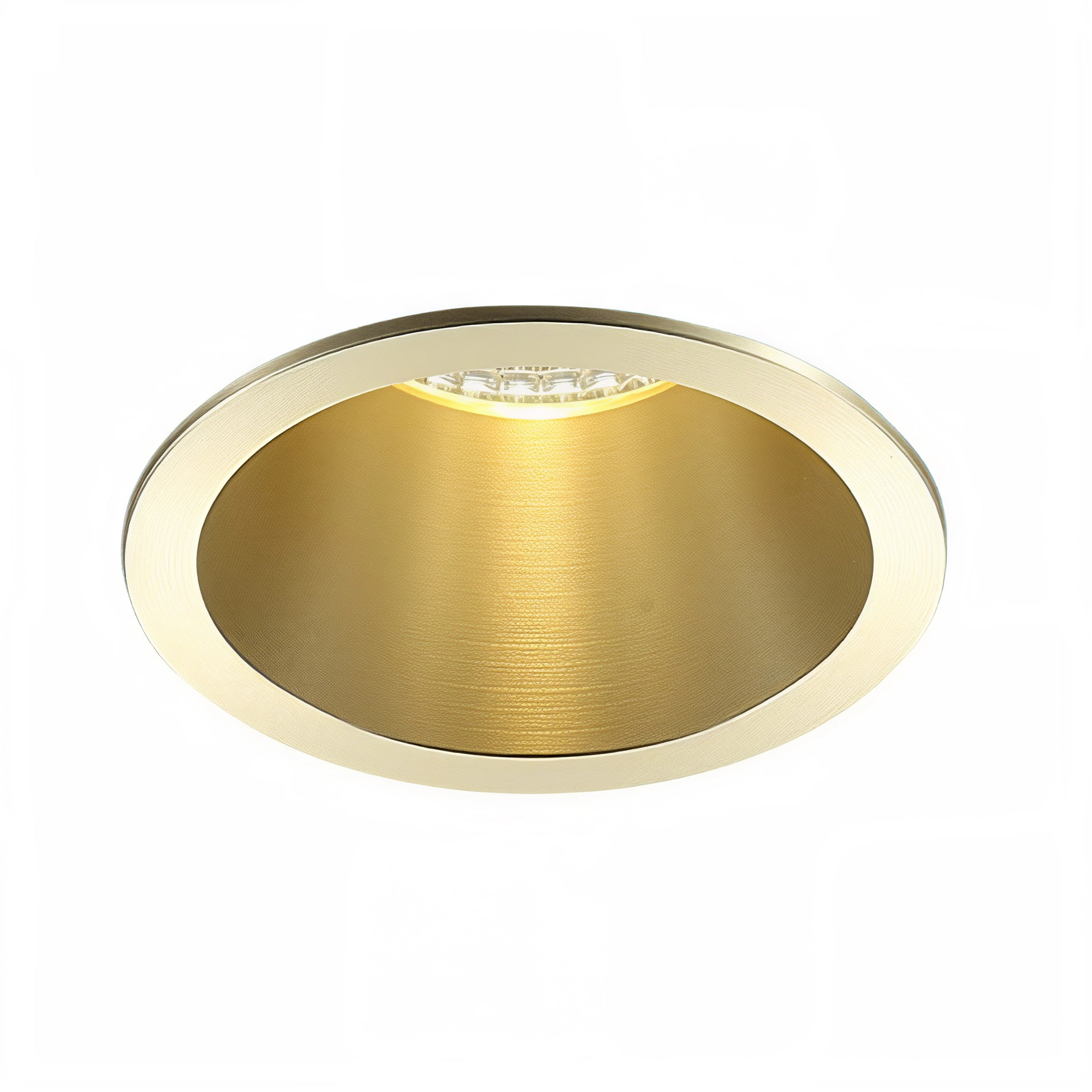 LED луна за вграждане Gold | Месингов рефлектор | 5W | 3000K