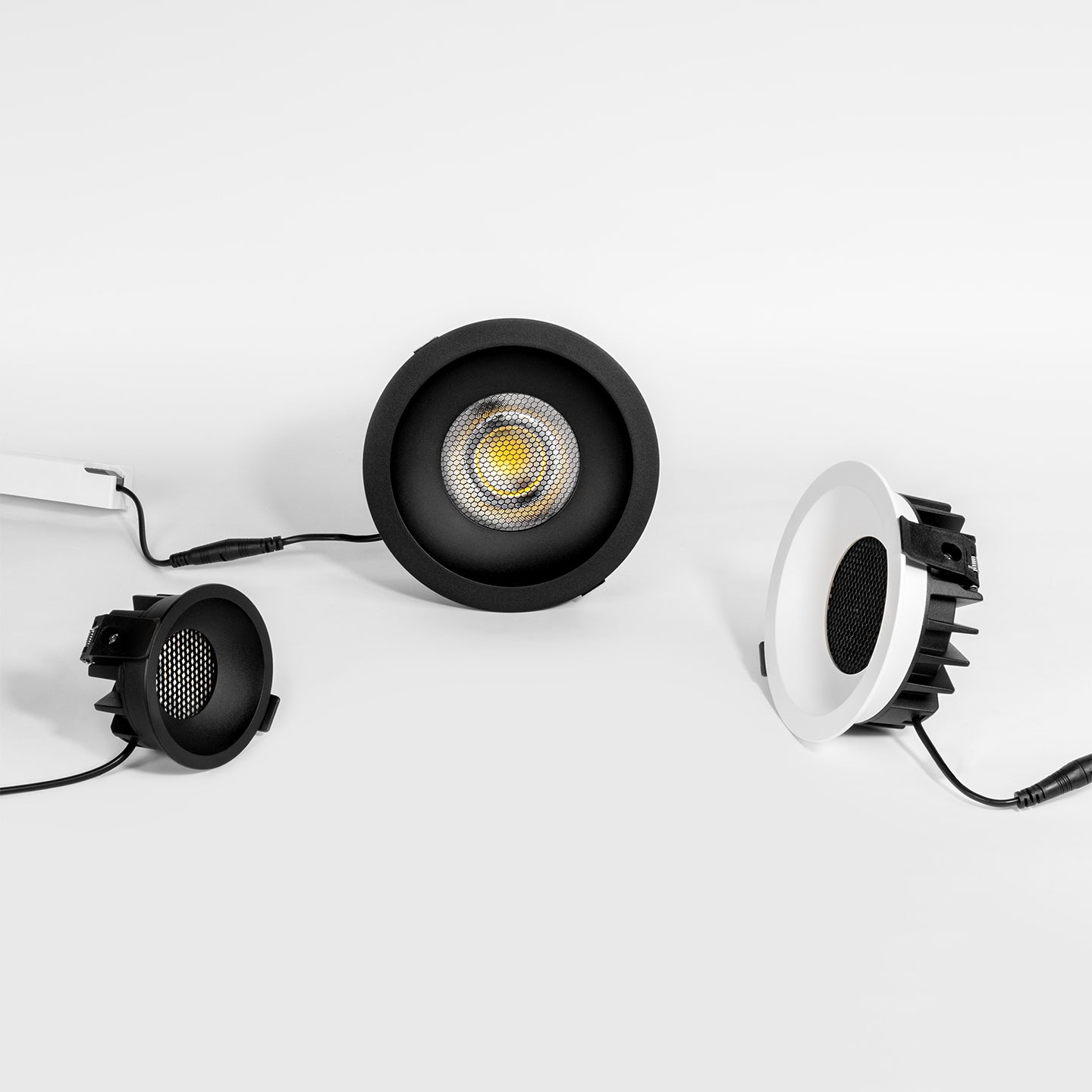 LED луна за вграждане Tenk | Решетка пчелна пита | 3-CCT | IP54