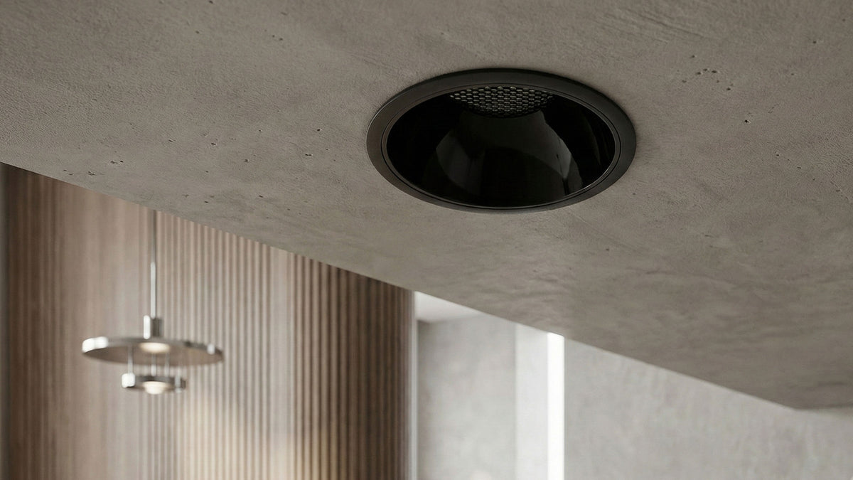 LED луна за вграждане Zara | Черен рефлектор | 20W | IP65