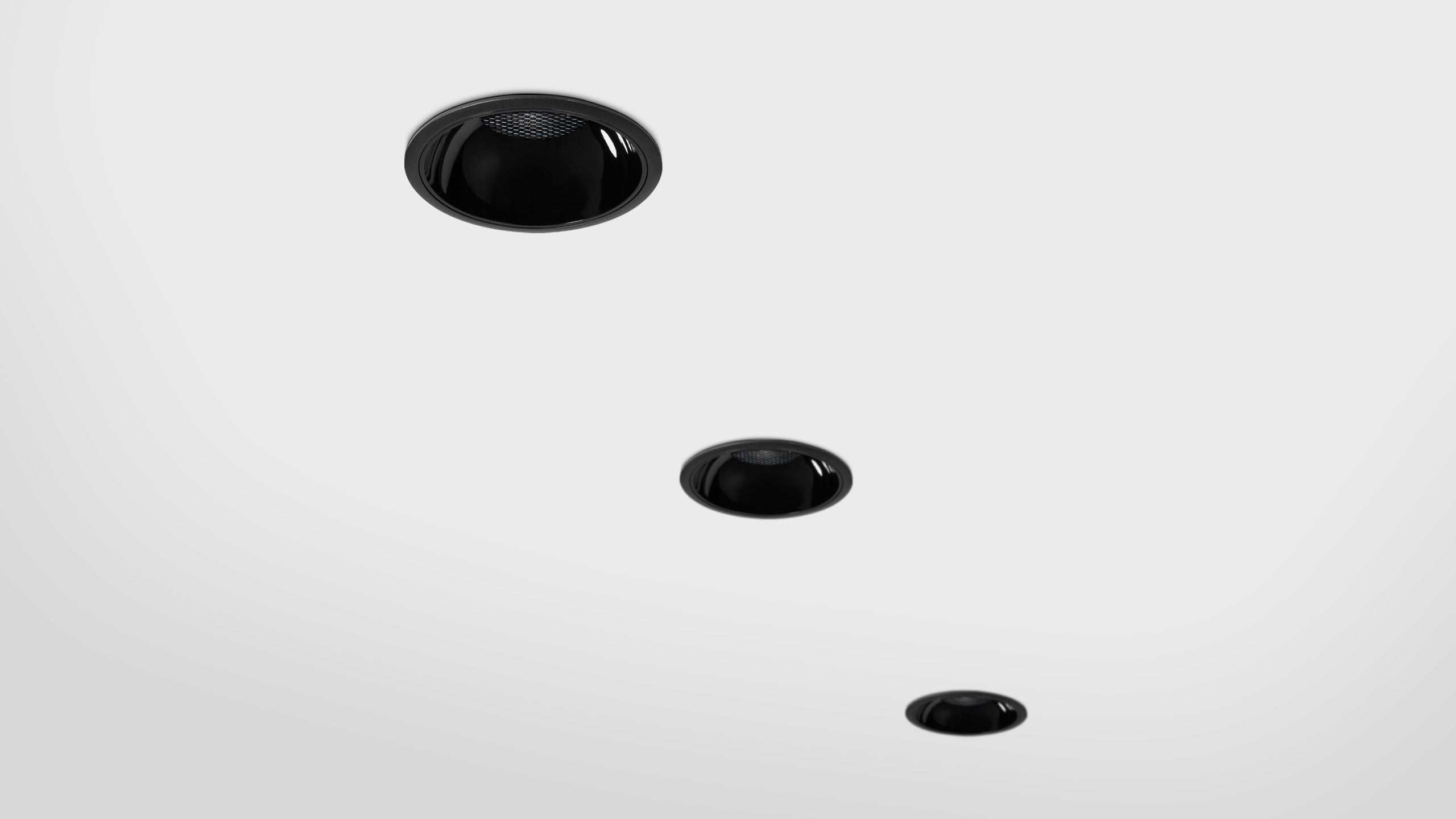 LED луна за вграждане Zara | Черен рефлектор | 20W | IP65