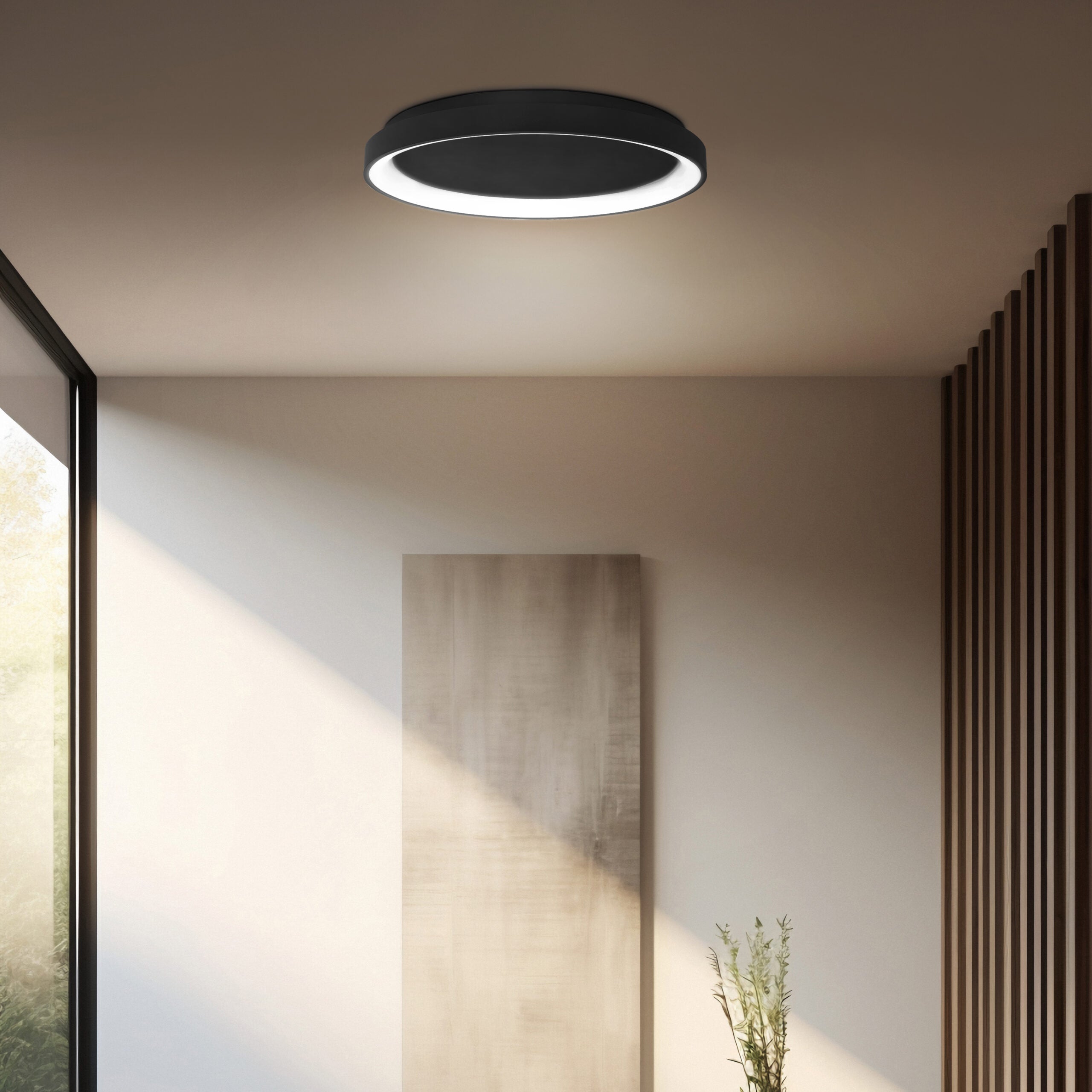 LED плафониера Sirius с тънък профил и светлинен пръстен | 3-CCT | 48W - alternate view