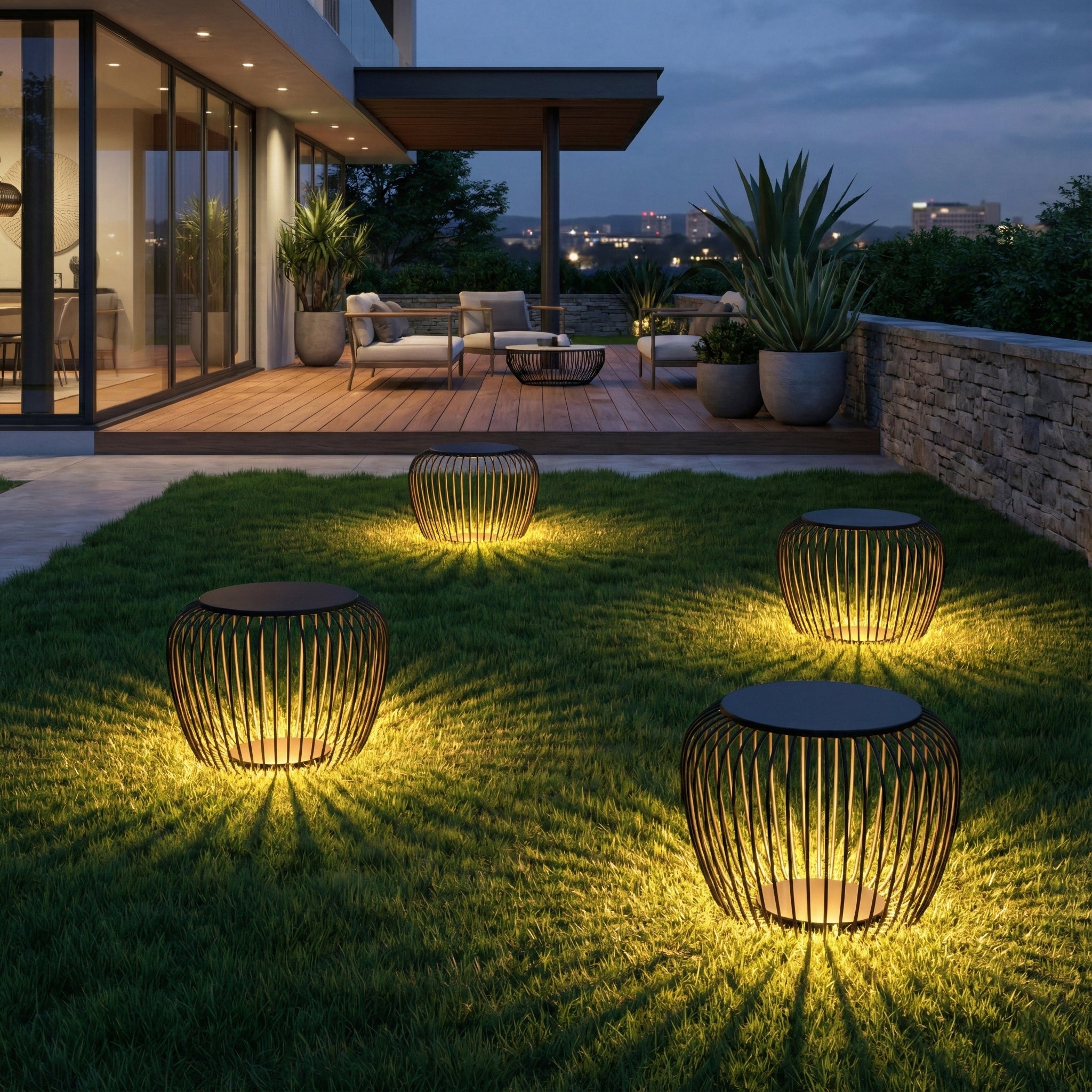 LED подова лампа масичка Riva S | 90cm | 8W | 3000K | Черна