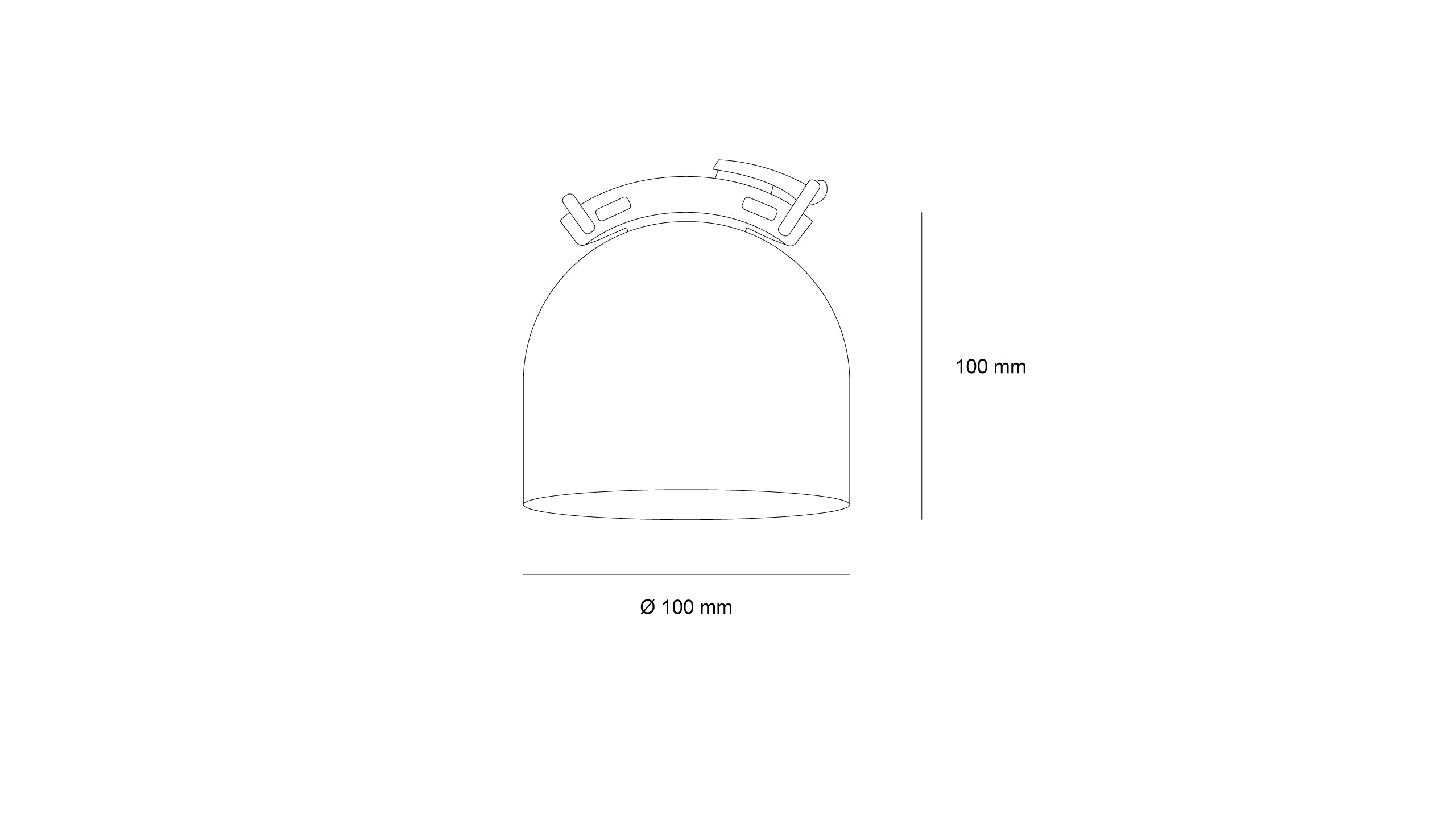 Насочващо висящо осветление Spotlight Belt (Ø100 мм)