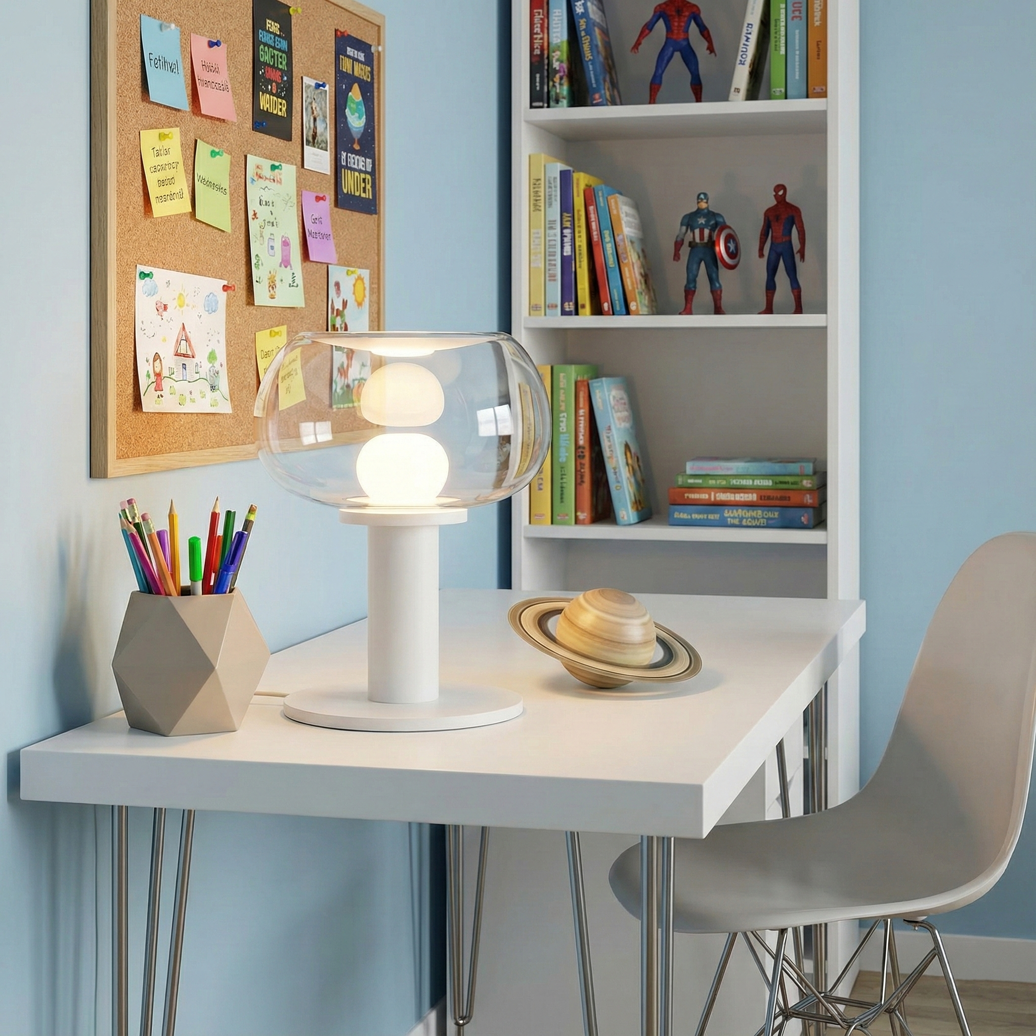 Настолна LED лампа Brita Table | Тип купа | 3000K | 12W | Тъч димиране